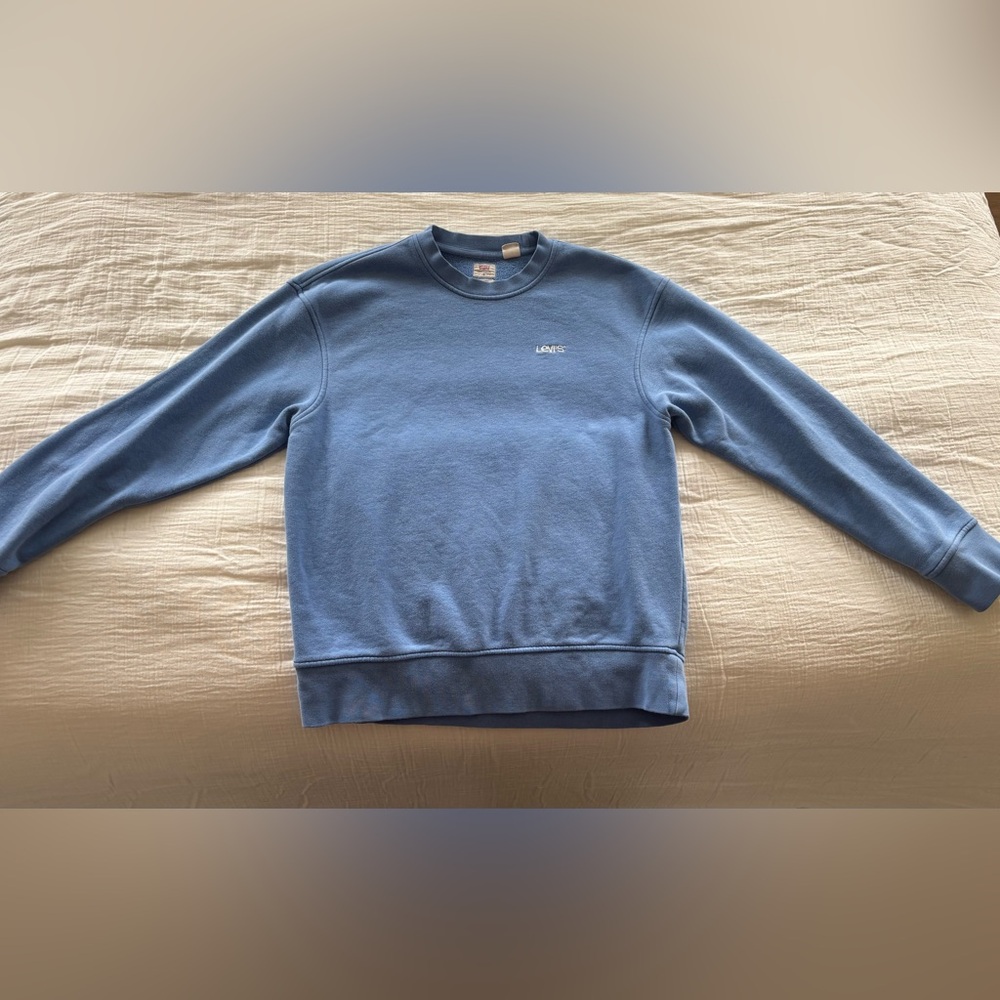 Levi's Classic Blue Crewneck Sweater